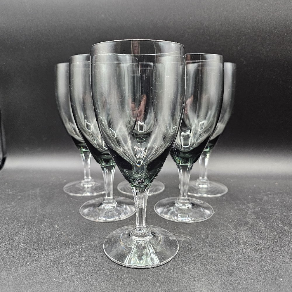 Fostoria Crystal Debutante Vintage Wine Glasses~~Set of 6